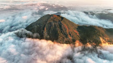 El Volcán Tacaná es el segundo pico más alto de Centroamérica