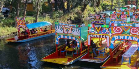 Recorrido en trajinera con visita a pulquerías de Xochimilco