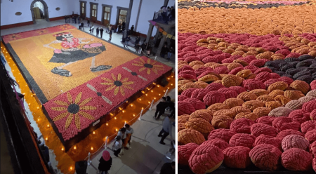 Zacatlán rompe el Récord Guinness por catrina de pan más grande del mundo