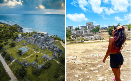 Zamá, el castillo maya con una imponente vista al amanecer del Caribe