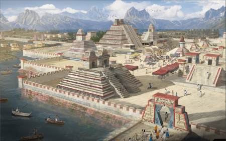 Conmemoran 700 años de la fundación de México-Tenochtitlán