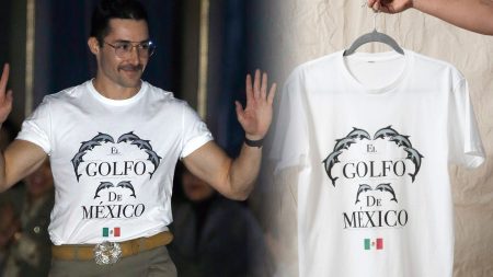 El diseñador mexicano que sorprendió en la Semana de la Moda de Nueva York con una playera del "Golfo de México"