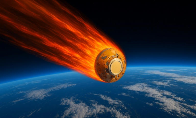 Un objeto espacial de casi media tonelada caerá a la Tierra entre el 8 y 11 de mayo; ¿es peligroso?