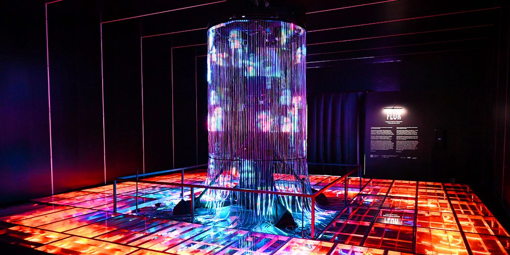 Flux, una instalación futurista de más de mil metros en Antara