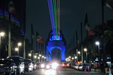 Global Rainbow, un arcoíris de lasers iluminará con orgullo el corazón de la CDMX