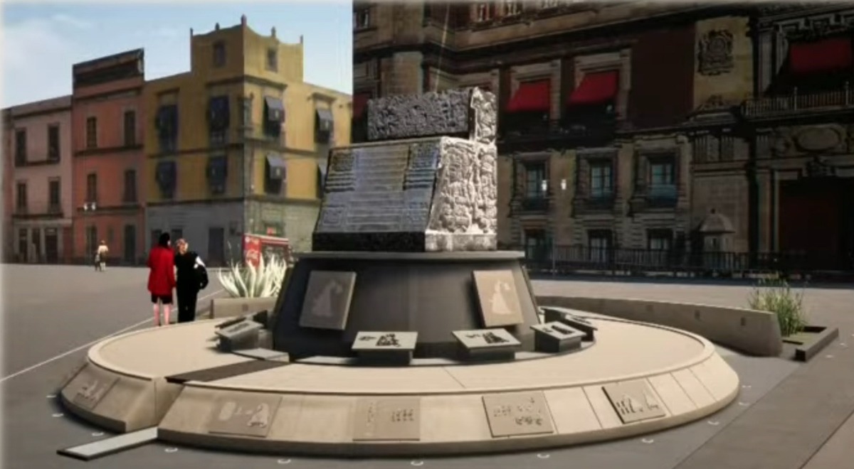 Tlalmanalli, la develación de un nuevo monumento para celebrar a México