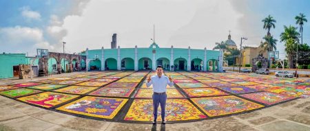 Conoce los Tapetes Monumentales de Xochitepec en Día de Muertos