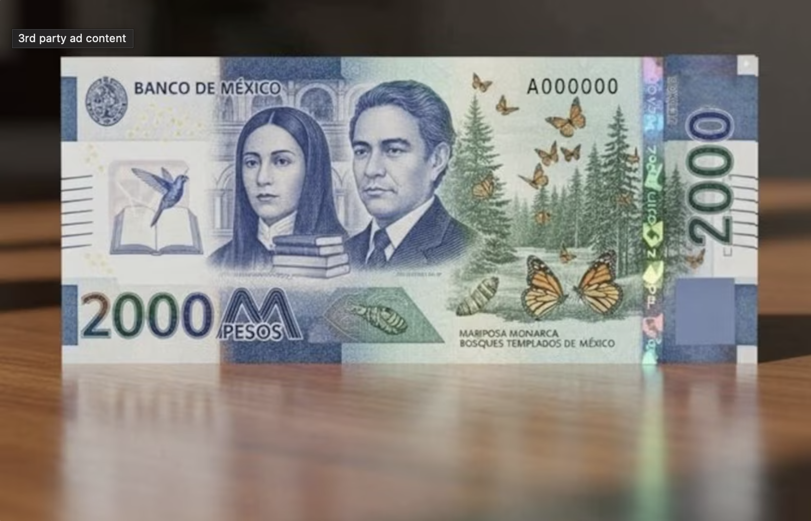 La polémica del billete de 2 mil pesos en México, esto dice Banxico