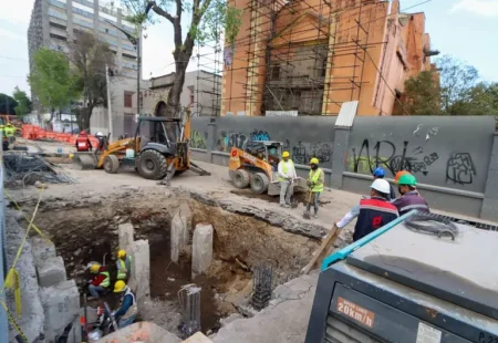 Descubren restos arqueológicos durante construcción de la Calzada Flotante en Tlalpan