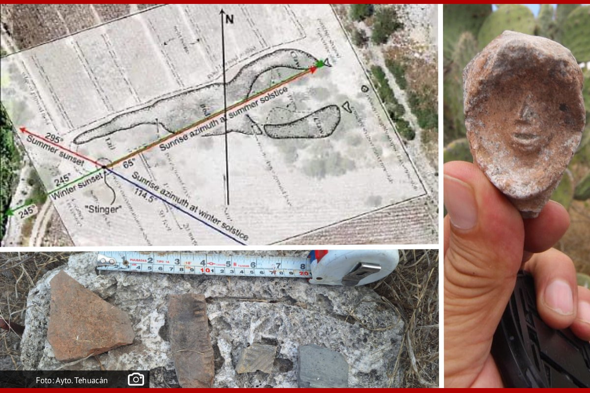 Descubren observatorio astronómico con forma de escorpión en Tehuacán