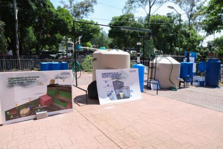 Colocarán sistemas de cosecha de lluvia y calentadores solares gratis en CDMX