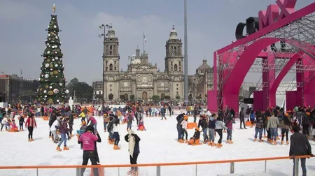 ¿Dónde están las pistas de hielo que le dan magia a CDMX esta temporada?
