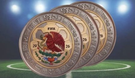 México celebra el Mundial 2026 con una moneda de 25 pesos