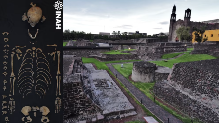 El descubrimiento y los secretos del entierro de una cihuateteo en un estacionamiento de Tlatelolco