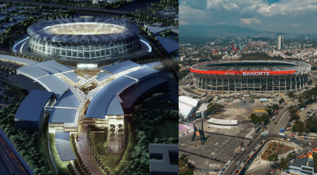 Salen a la luz imágenes del Estadio Banorte antes de su inauguración
