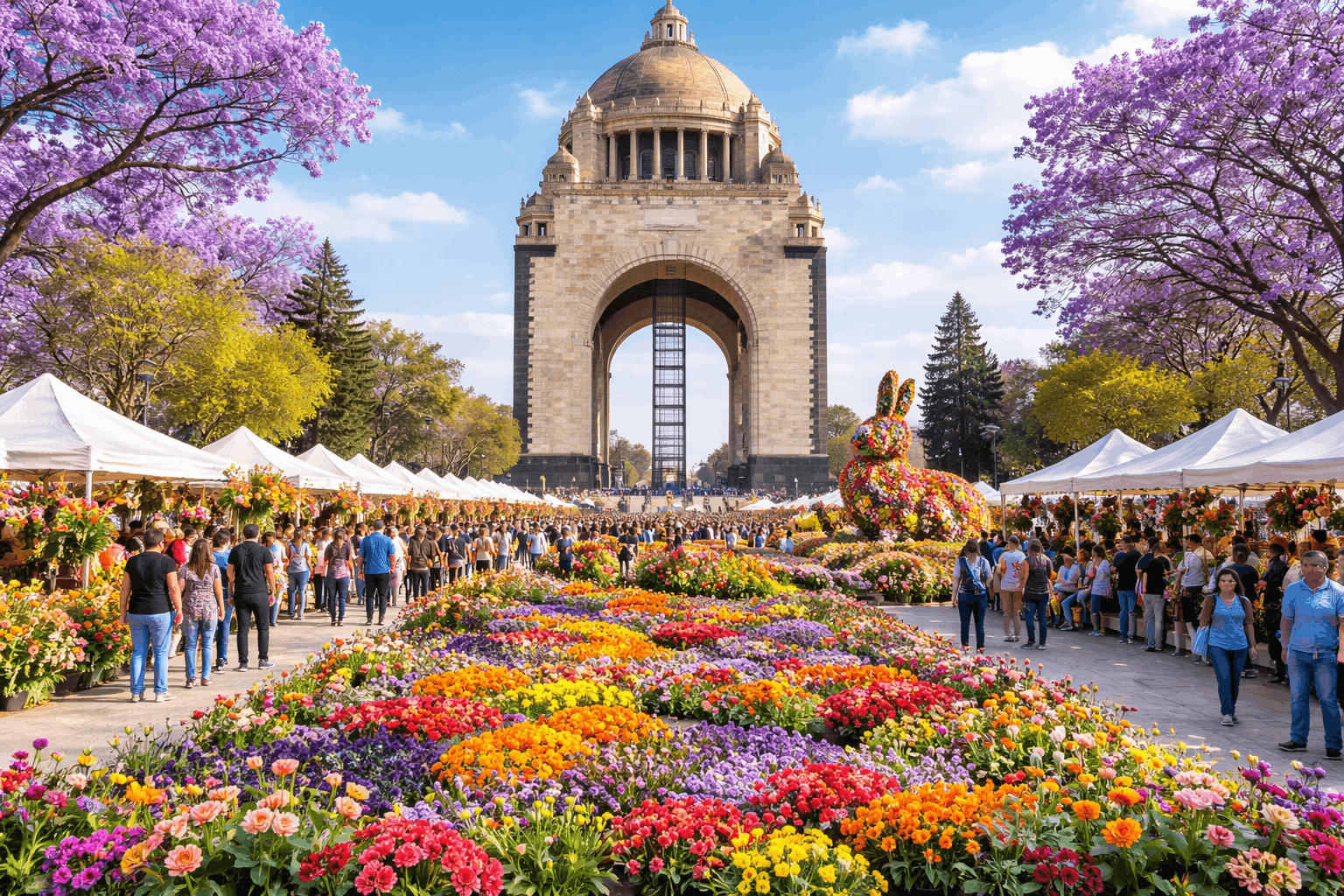 El Monumento a la Revolución se viste de Primavera con el Festival de las Flores 2026