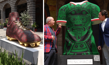 Gigantes del balón: la exposición gratuita de enormes esculturas llegó a CDMX