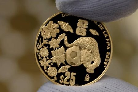 Así es la nueva moneda de $25 inspirada en el Mundial 2026