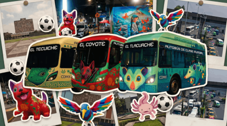 CDMX renueva su red de transporte eléctrico adornada con animales emblemáticos