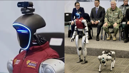 Presentan a Ceci y K7, los robots inteligentes que ya ayudan a combatir el crimen en México