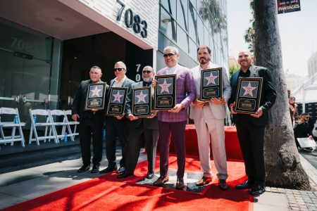 Intocable conquista Hollywood con su propia estrella en el Paseo de la Fama