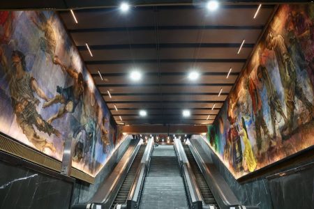 El Metro estrena Apoteosis, el mural holográfico más grande del mundo