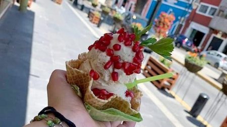 Helado de chile en nogada: el sabor de Puebla que se convirtió en postre