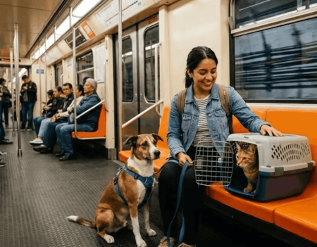 ¿Metro con perritos? Buscan que las mascotas puedan viajar contigo por toda la CDMX