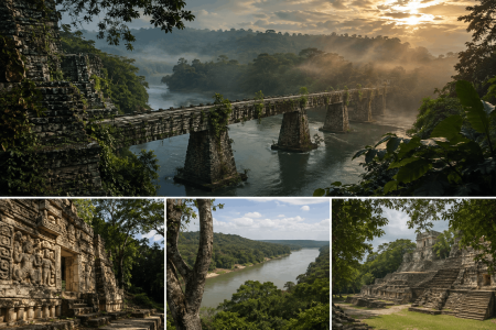 El gran puente de Yaxchilán, la leyenda del puente más largo de América
