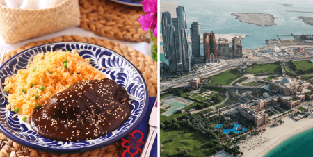 Cocineras de Cholula llevan el sabor del mole poblano a Abu Dhabi