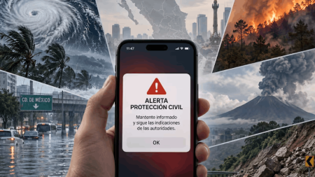 Así son las nuevas alertas de fenómenos naturales que llegarán a los teléfonos en México