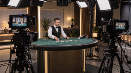 Cámaras, iluminación y escenografía: cómo se produce una mesa de casino en directo